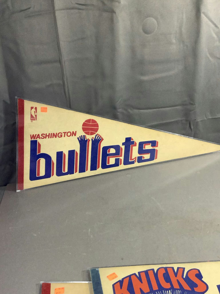 Vintage Basketball Pennants - Bullets / Knicks / Nets - image 3 of 11