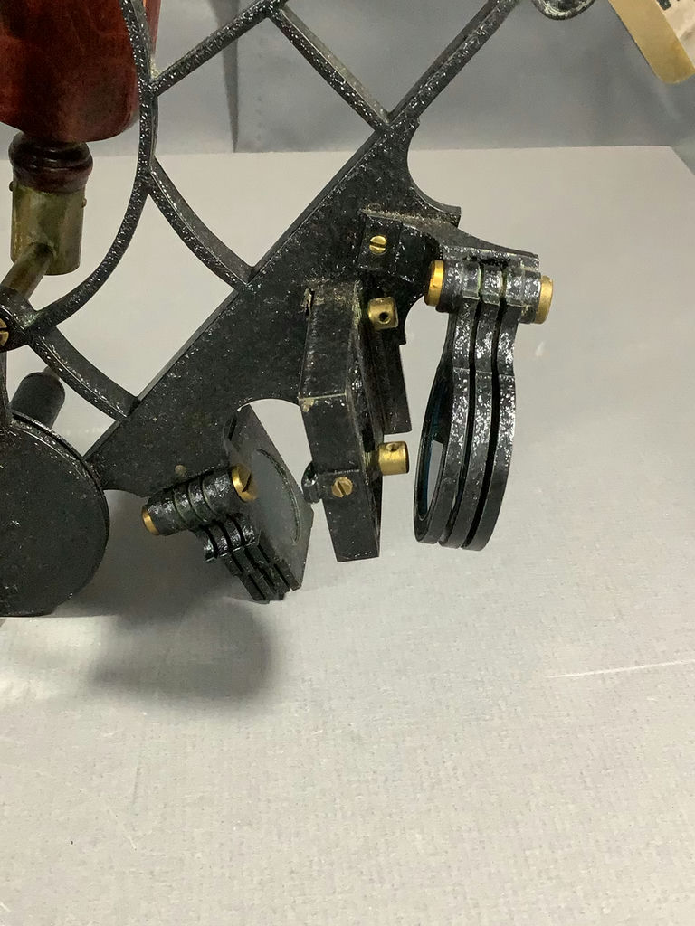 Antique Hezzanith Sextant w/Wood Box - image 4 of 24