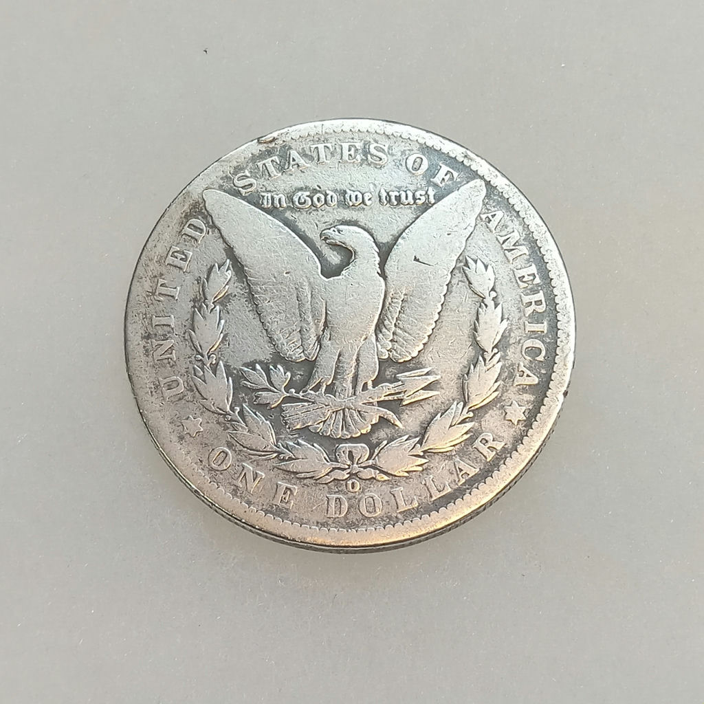 1889-O Morgan & 1922 Peace Silver Dollars (33+dwt) - image 3 of 9