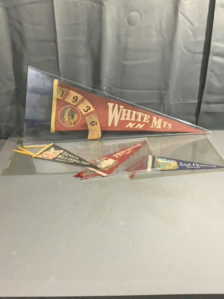 Vintage Novelty/Souvenir Pennants - 1936 White Mts & More - image 2 of 18