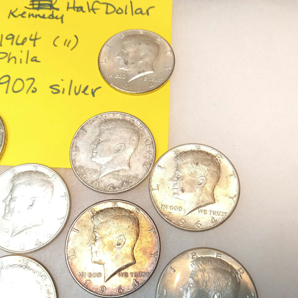1964-P Kennedy Half Dollars (88+dwt) - image 4 of 9
