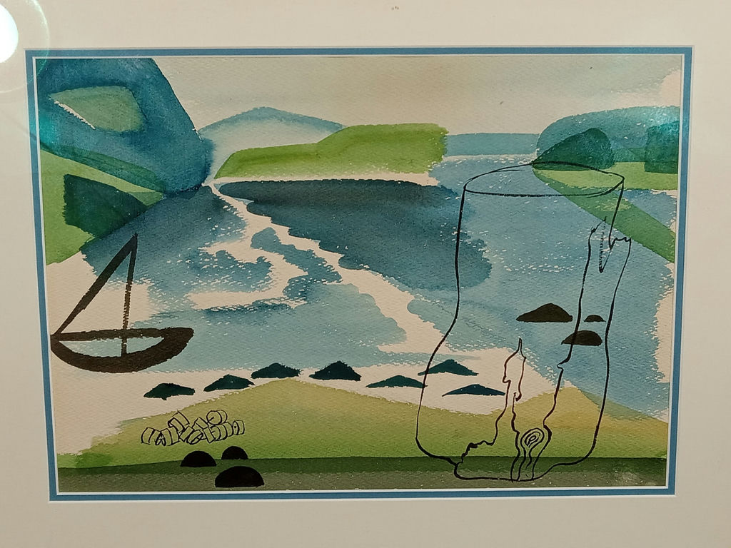Original Framed Watercolor by Cabot - image 2 of 7