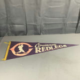 Vintage Baseball Pennants - Athletics / Redlegs / Indians - thumbnail 7 of 19