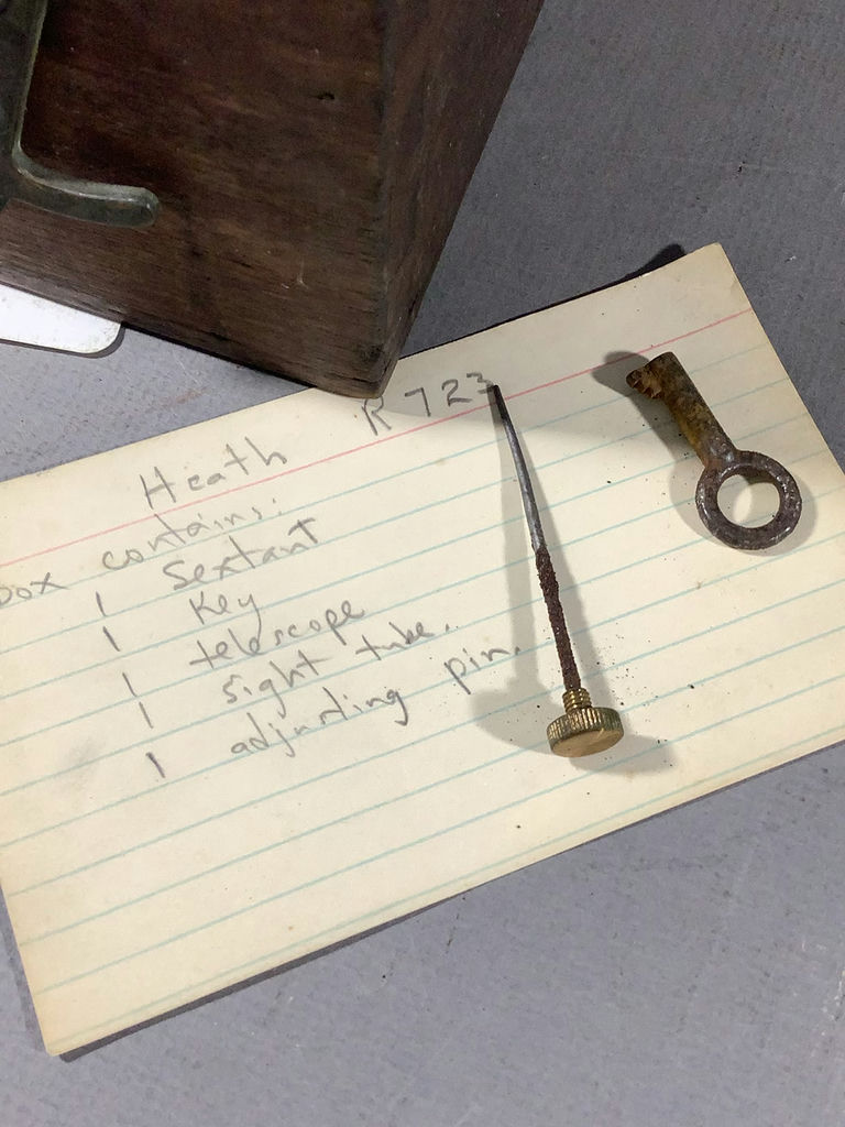 Antique Hezzanith Sextant w/Wood Box - image 16 of 24