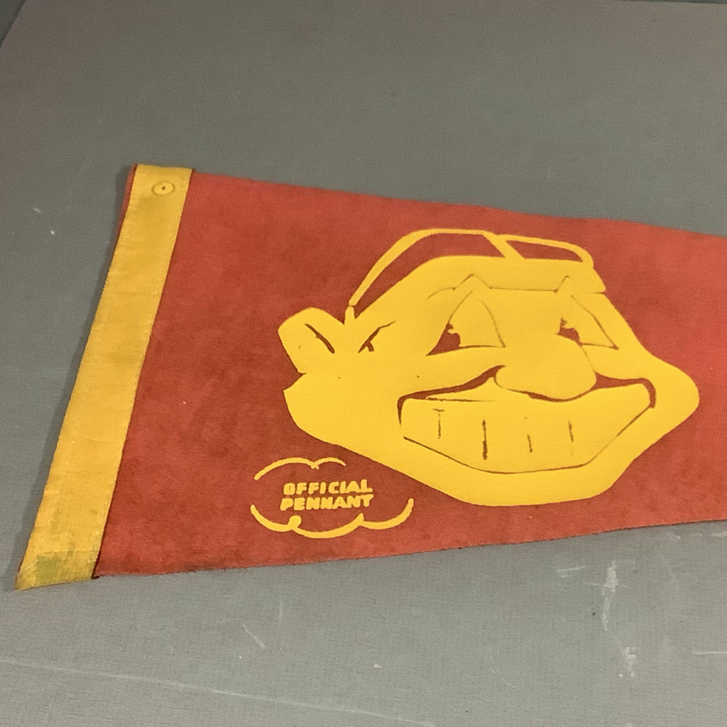 Vintage Baseball Pennants - Athletics / Redlegs / Indians - image 14 of 19