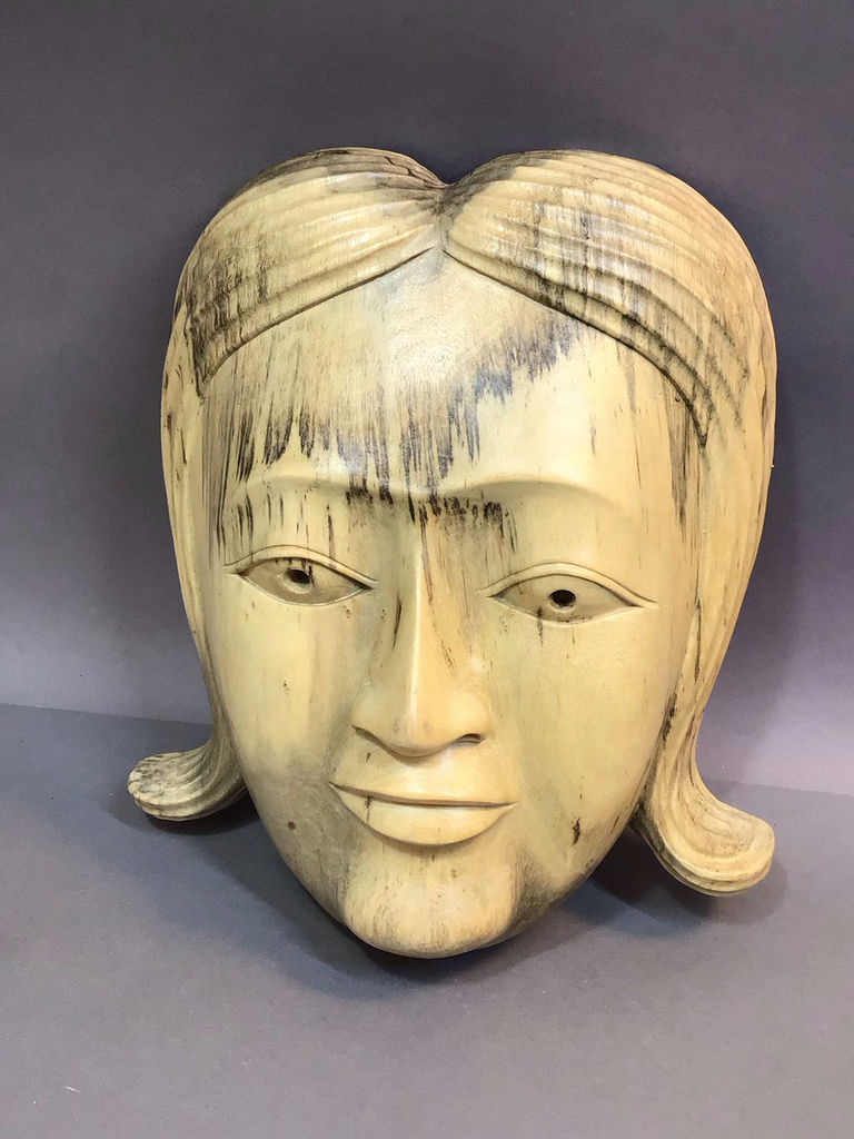 Indonesian Wood Theatre Masks - image 2 of 10