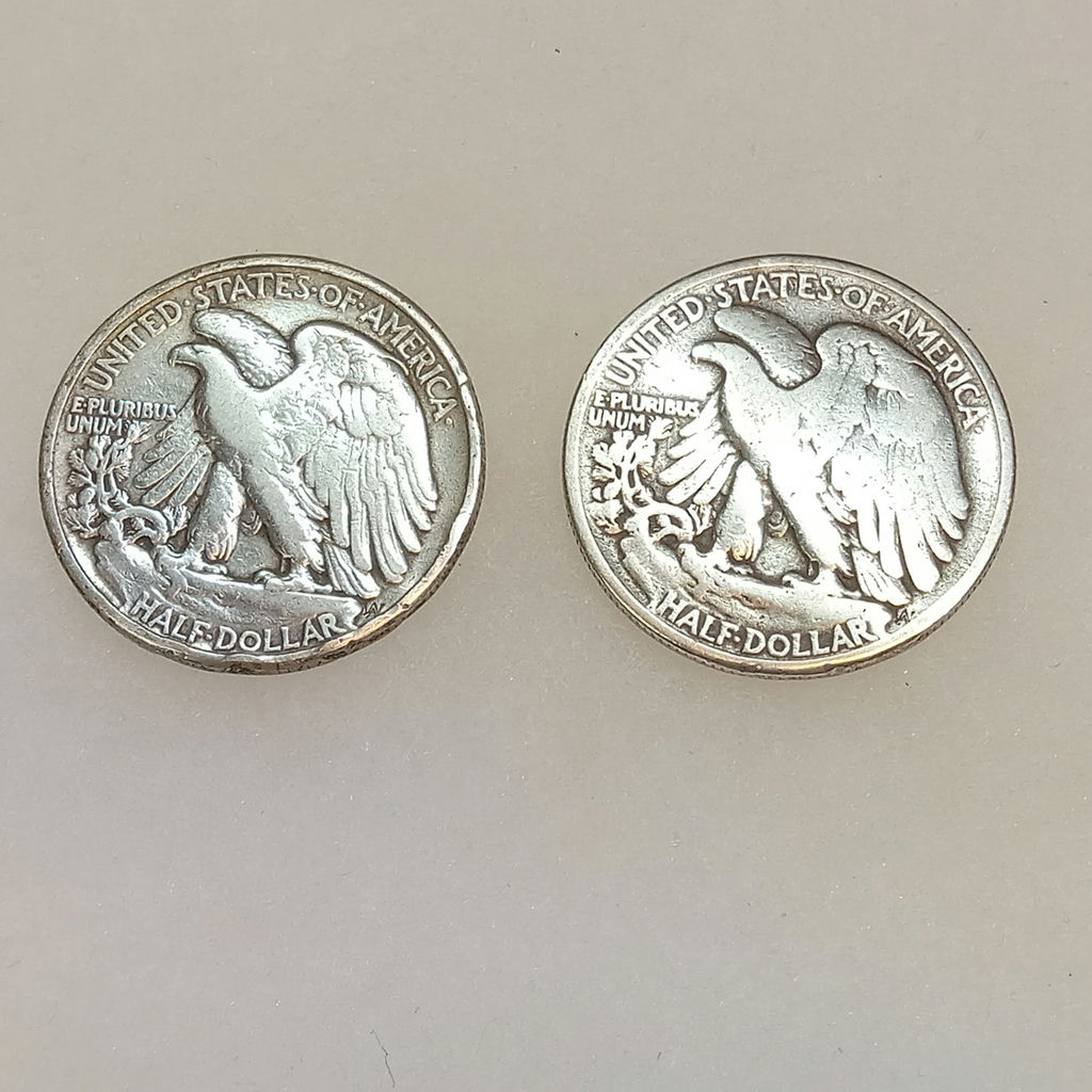 1940s Walking Liberty Half Dollars (39.0dwt) - image 4 of 8
