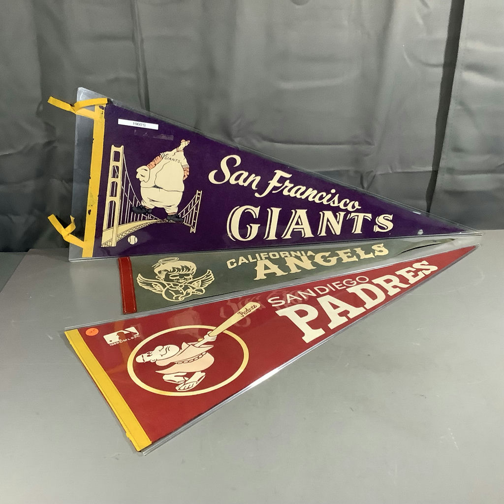 Vintage Baseball Pennants - Giants / Angels / Padres - image 2 of 18