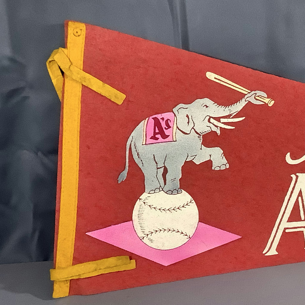 Vintage Baseball Pennants - Athletics / Redlegs / Indians - image 1 of 19