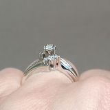 14K / Diamond Marquise Bypass Bridal Set (3+dwt) - thumbnail 11 of 15