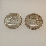 1950s/1960s Ben Franklin Half Dollars (32.0dwt) - thumbnail 3 of 7