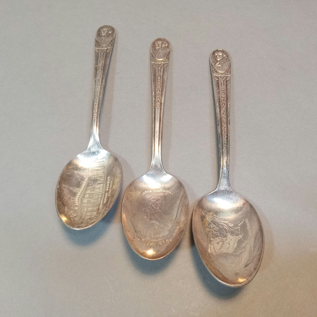 Sterling & Plate Souvenir Spoons (50+dwt) - image 13 of 19