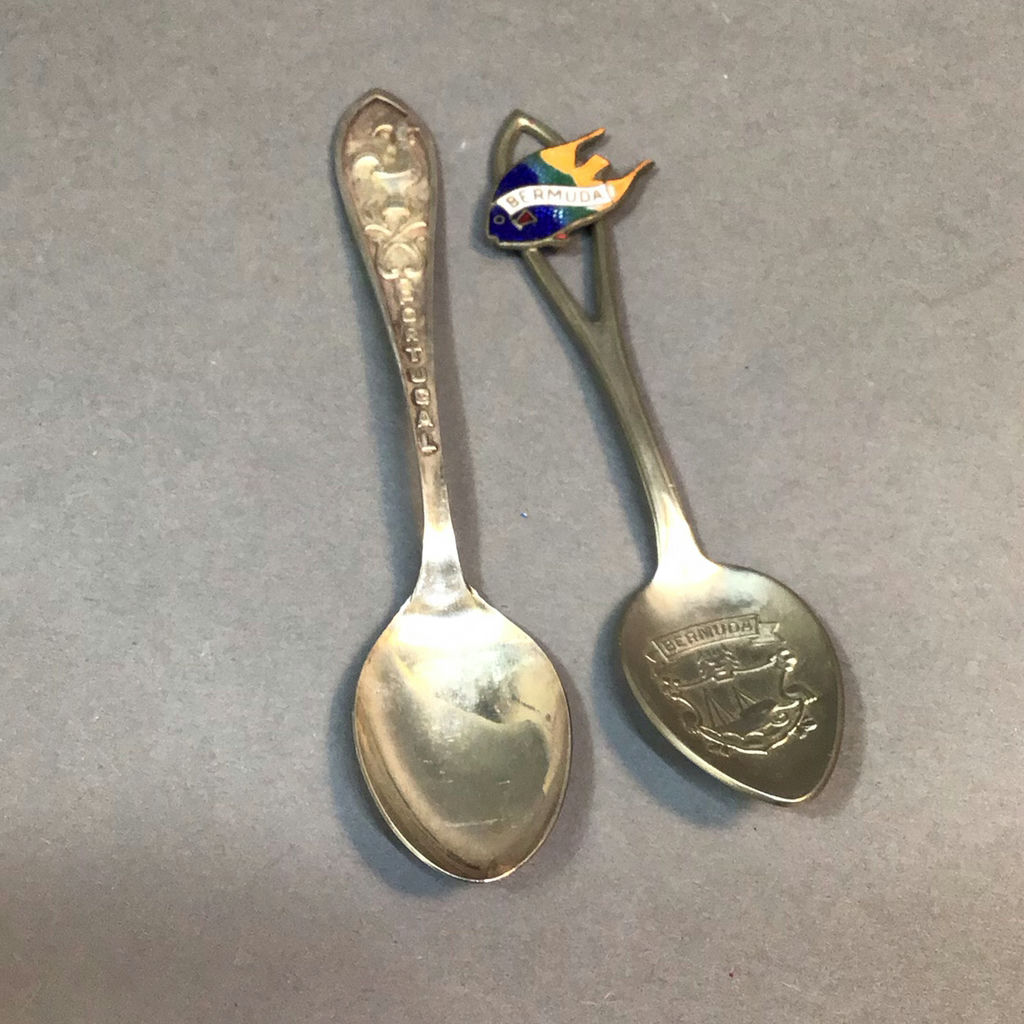Sterling & Plate Souvenir Spoons (50+dwt) - image 9 of 19