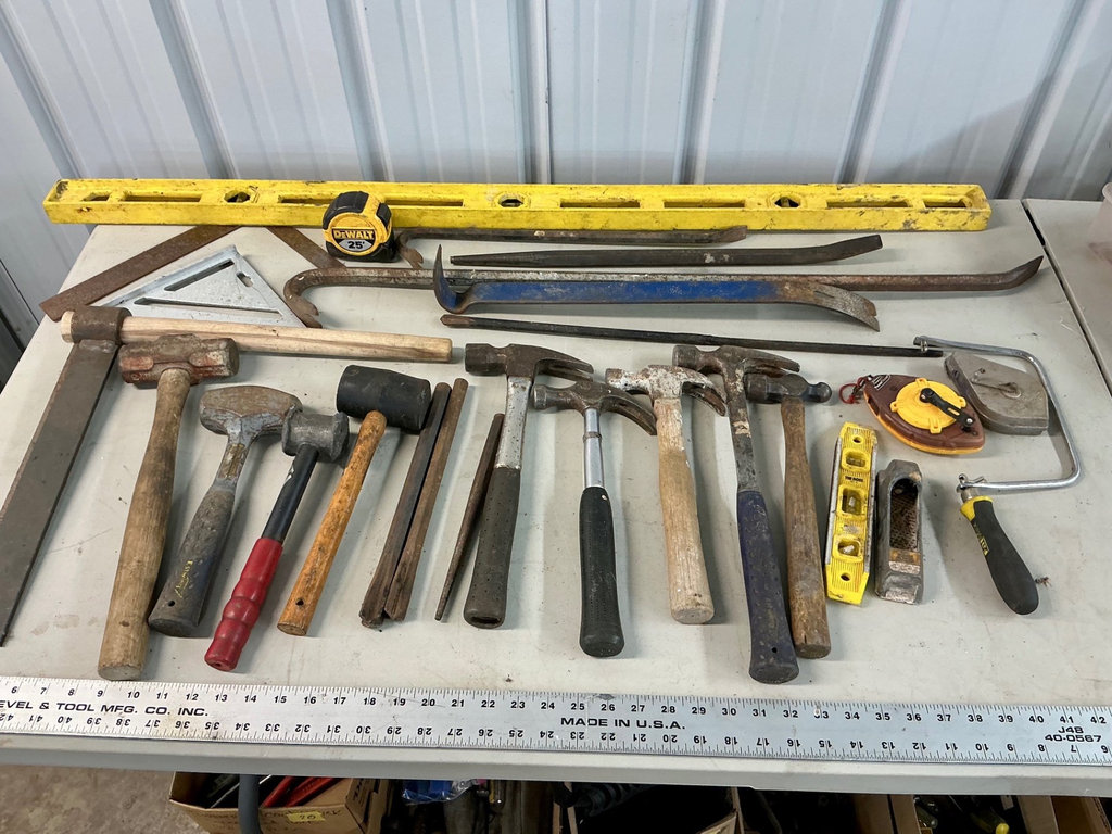 Assorted Hand Tools and Measuring Tools - image 1 of 5