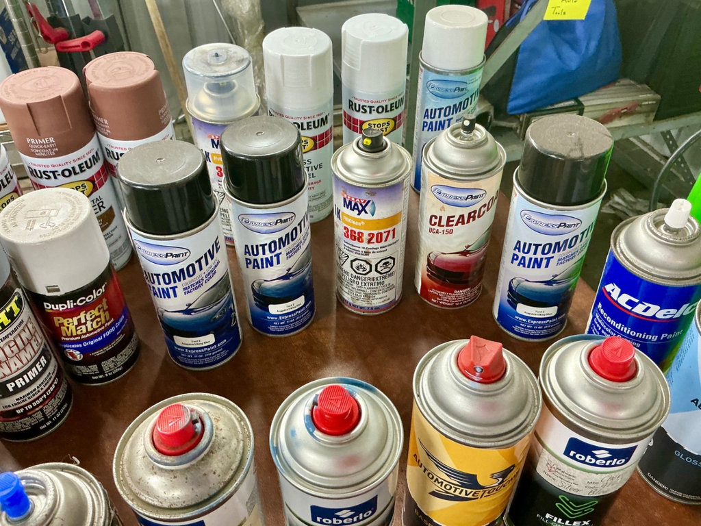 Assorted automotive spray paints and primers - image 4 of 10