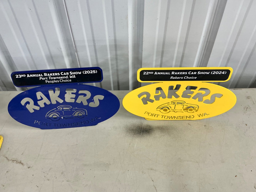 Racers memorabilia signs and a Mario Andretti decorative panel - image 2 of 6