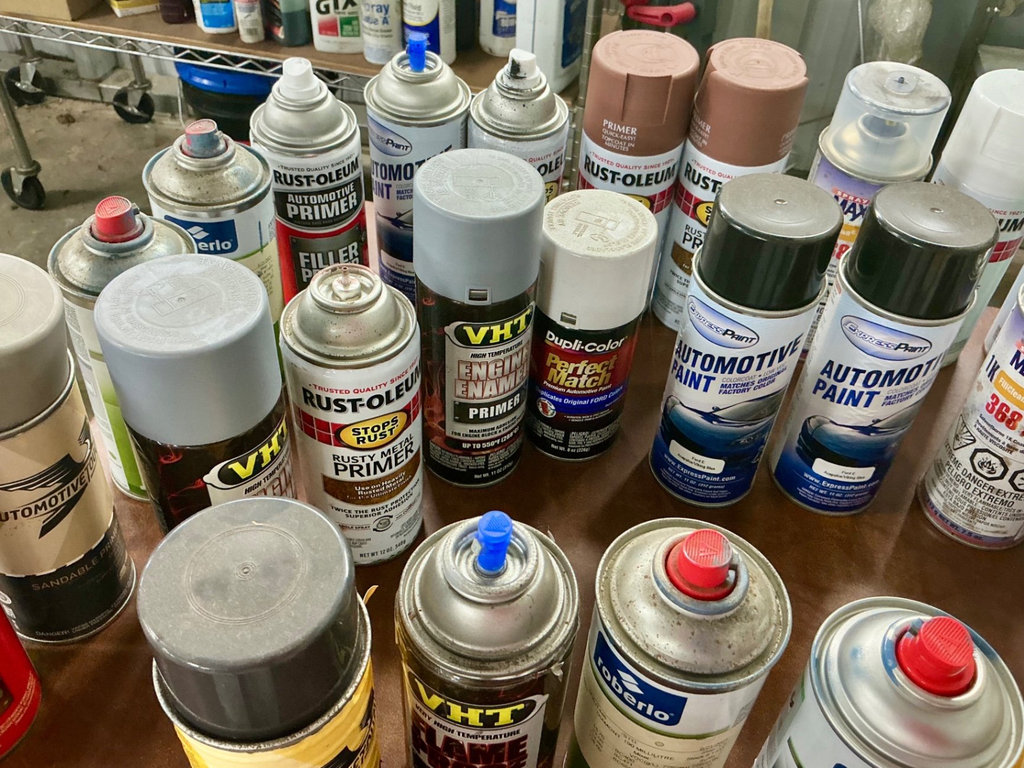 Assorted automotive spray paints and primers - image 3 of 10