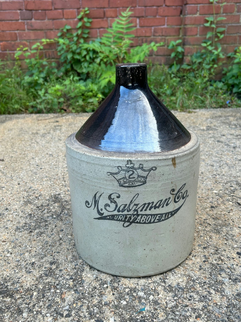 Salzman Stone Ware Jug Early 20th Century - image 1 of 5
