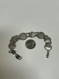 Sterling Silver Coin Bracelet King George VI - thumbnail 4 of 6