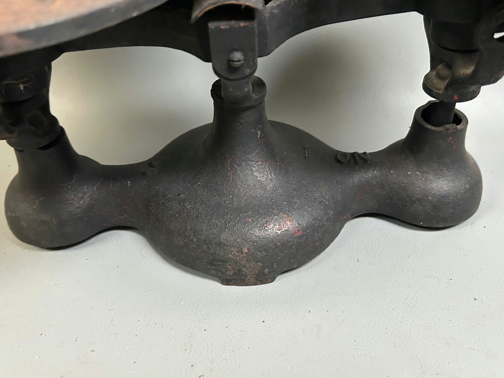 Antique French Cast Iron Balance Scale - image 5 of 7
