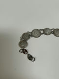Sterling Silver Coin Bracelet King George VI - thumbnail 5 of 6