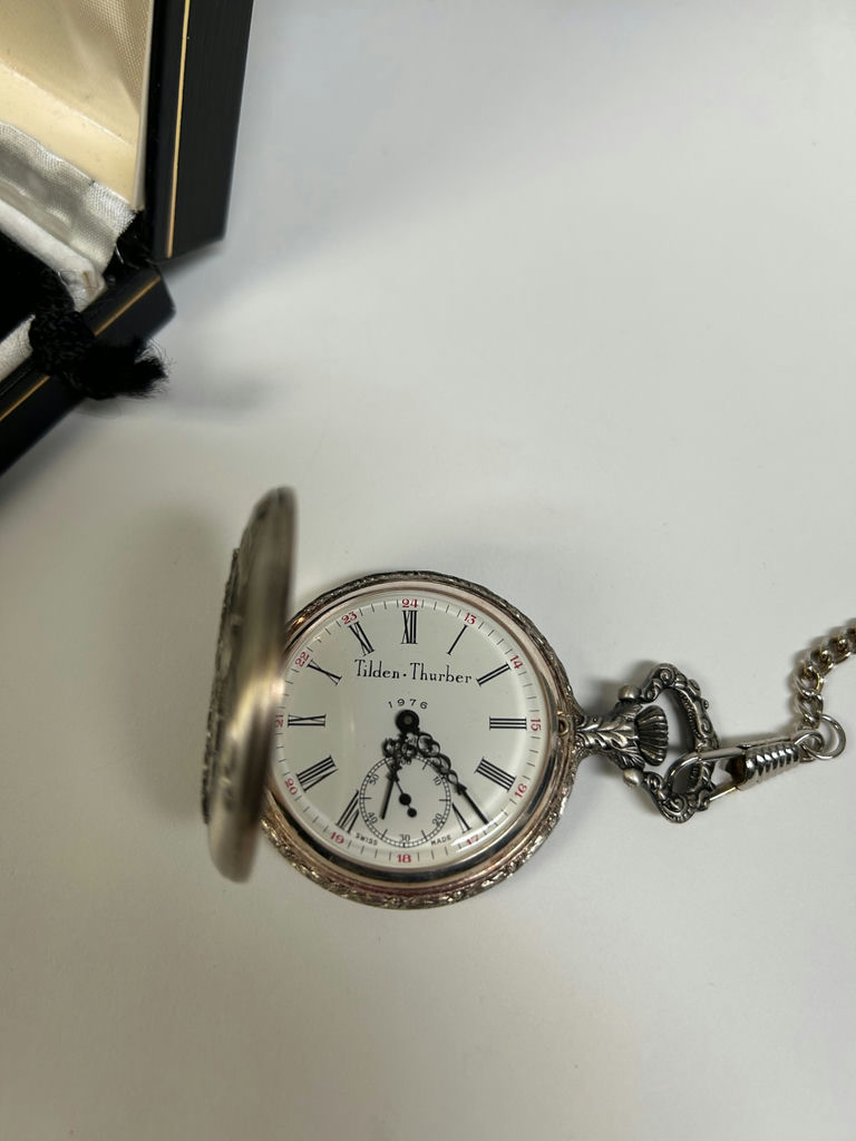 1976 Tilden Turber Co-Branded Pocket Watch Swiss Made - image 3 of 6