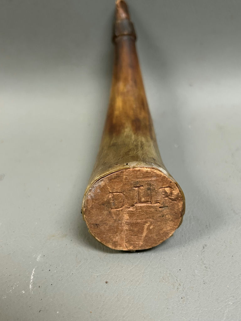 Antique Muzzle Loader Black Powder Horn  - image 6 of 6