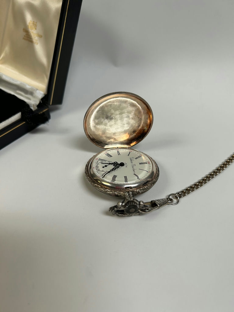 1976 Tilden Turber Co-Branded Pocket Watch Swiss Made - image 4 of 6