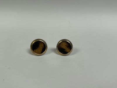 Pair of Lion Fur Cufflinks  - Image 1 of 5