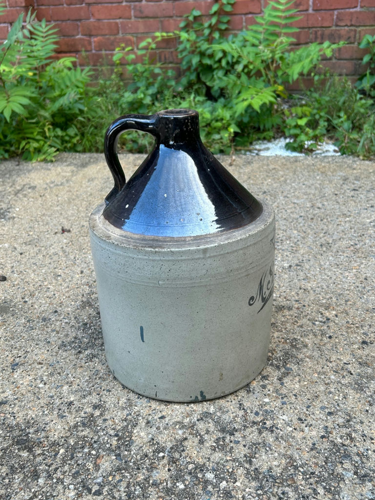 Salzman Stone Ware Jug Early 20th Century - image 3 of 5