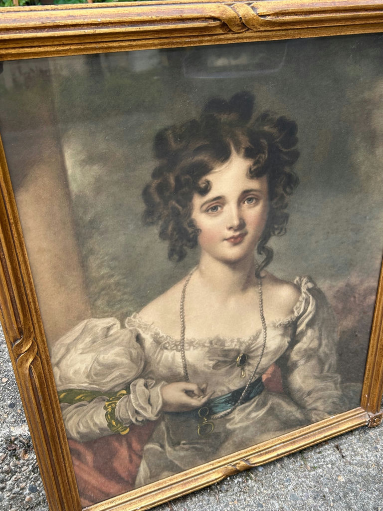 Rosamond Crocker Mezzontint Portrait  - image 3 of 5