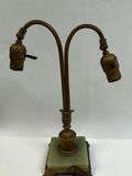 Vintage Onyx & Brass Lamp - thumbnail 4 of 7