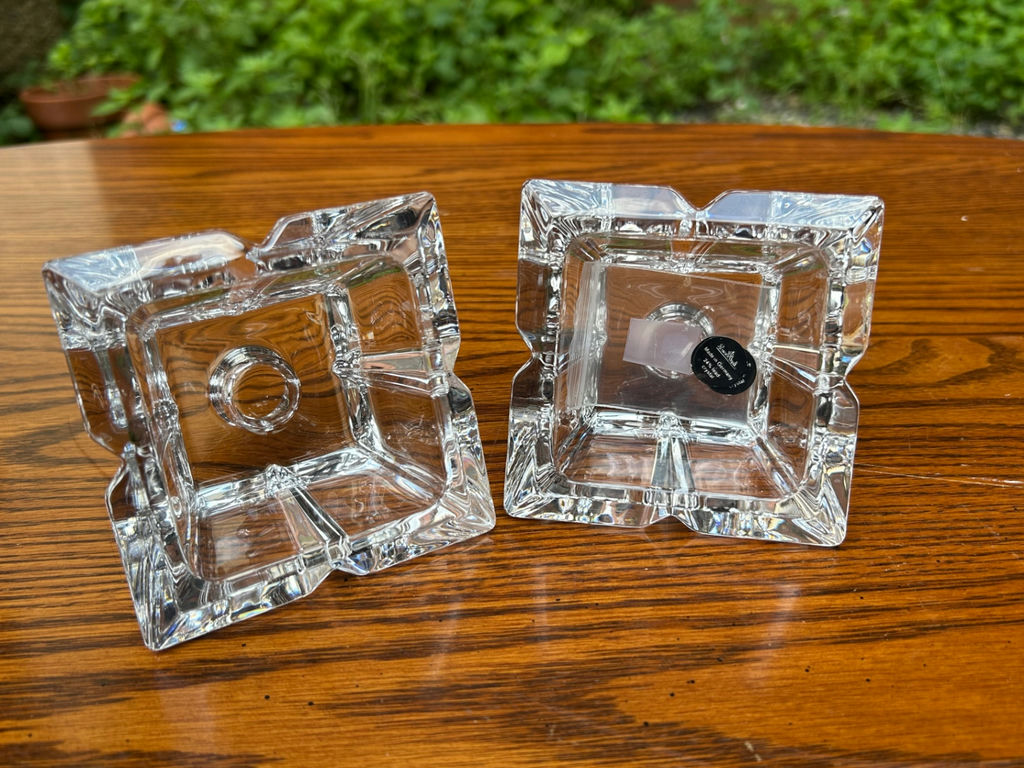 Rosenthal Crystal Candle Holders  - image 4 of 6