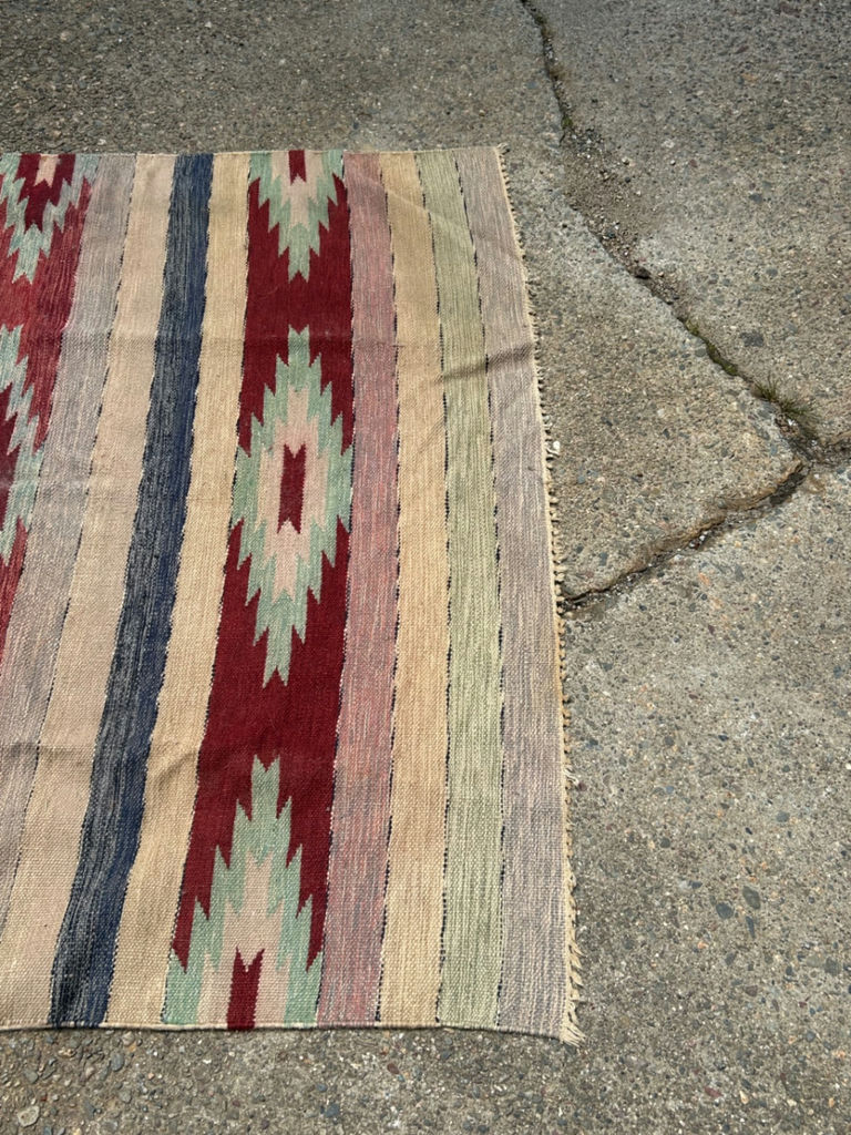 Southwestern Handwoven Flatweave Rug  - image 3 of 4