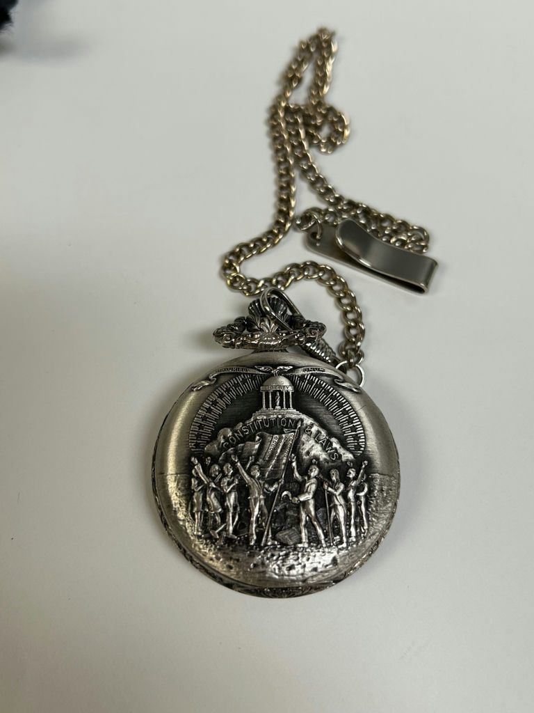 1976 Tilden Turber Co-Branded Pocket Watch Swiss Made - image 2 of 6