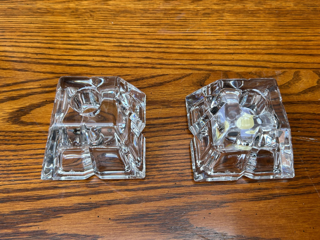 Rosenthal Crystal Candle Holders  - image 3 of 6