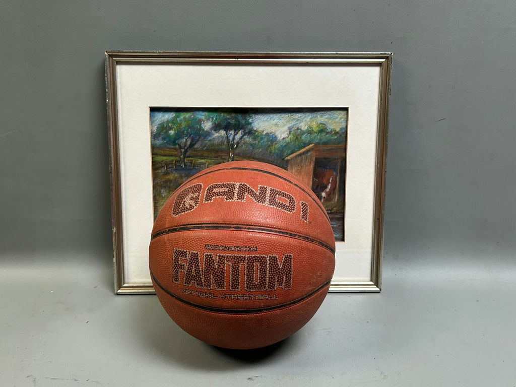 Signed Pastel Landscape & Horses  - image 2 of 6