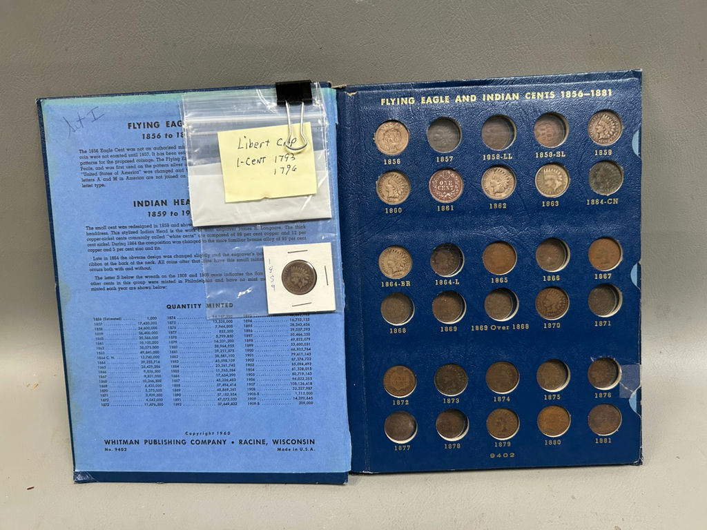 Indian Cents Album - image 2 of 4