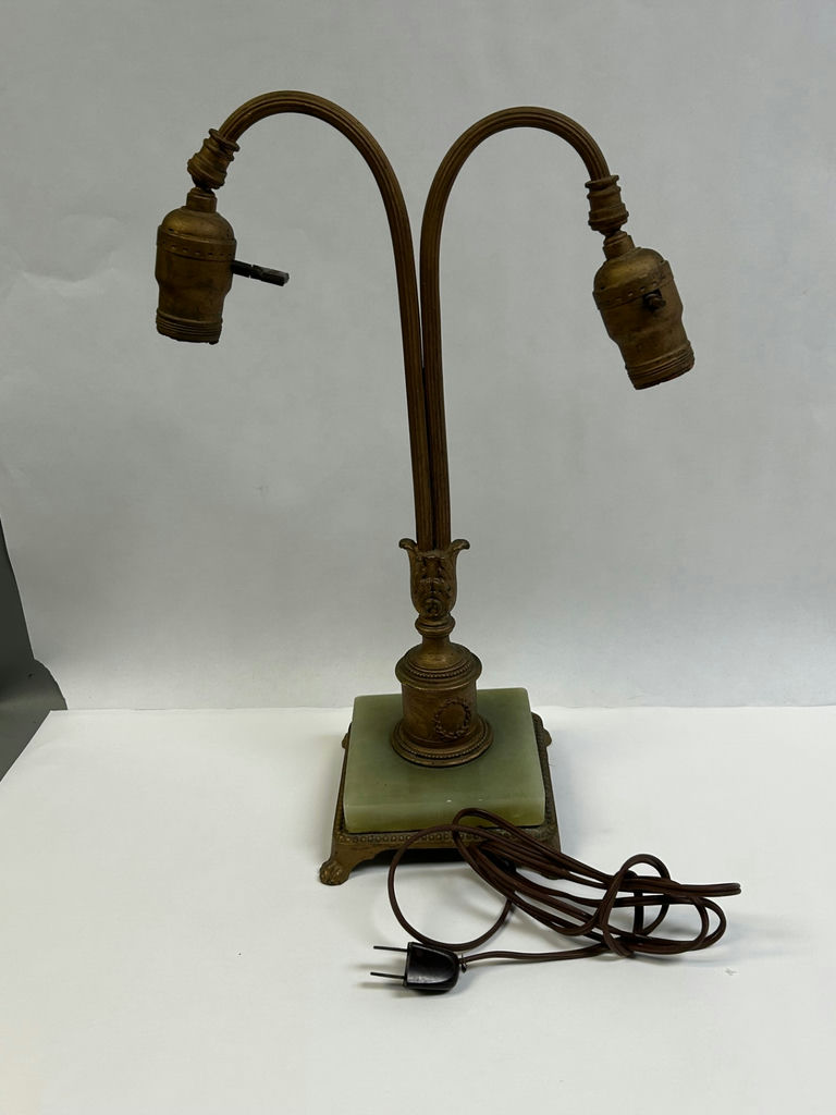 Vintage Onyx & Brass Lamp  - image 1 of 7
