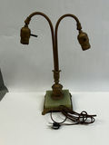 Vintage Onyx & Brass Lamp - thumbnail 1 of 7