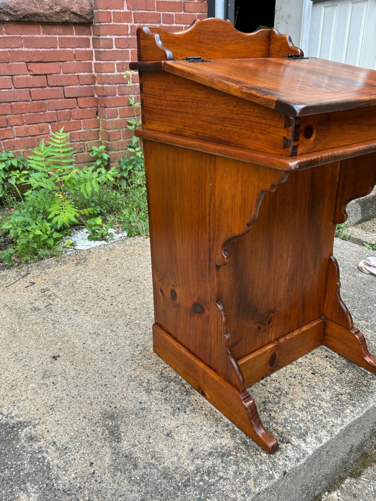 Mid-Century Slant Top Desk - image 2 of 5