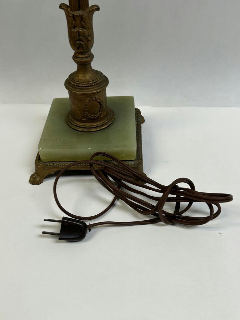 Vintage Onyx & Brass Lamp  - image 7 of 7