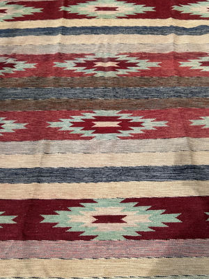 Southwestern Handwoven Flatweave Rug  - Image 1 of 4
