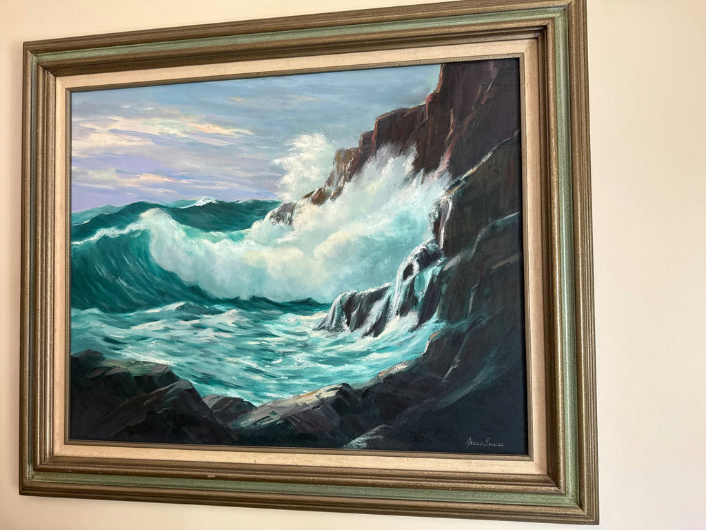 Seascape with Waves and Rocks - image 1 of 3