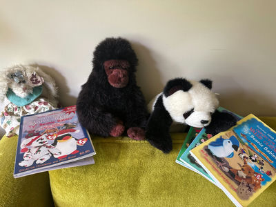 Assorted stuffed animals and Beanie Babies catalogs - Image 1 of 2