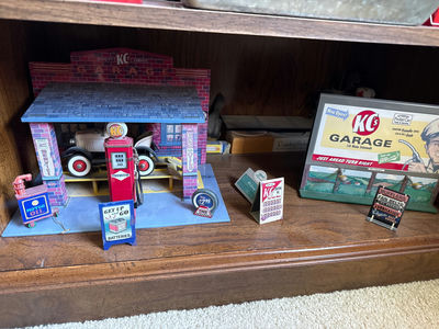 KC's Garage Gas Station Miniature Playset - Image 1 of 3