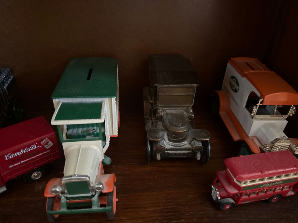 Vintage toy trucks and a bus collection - image 3 of 4