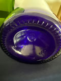 Blue Floral Vase, Green Jug, and Cobalt Bottle - thumbnail 3 of 4