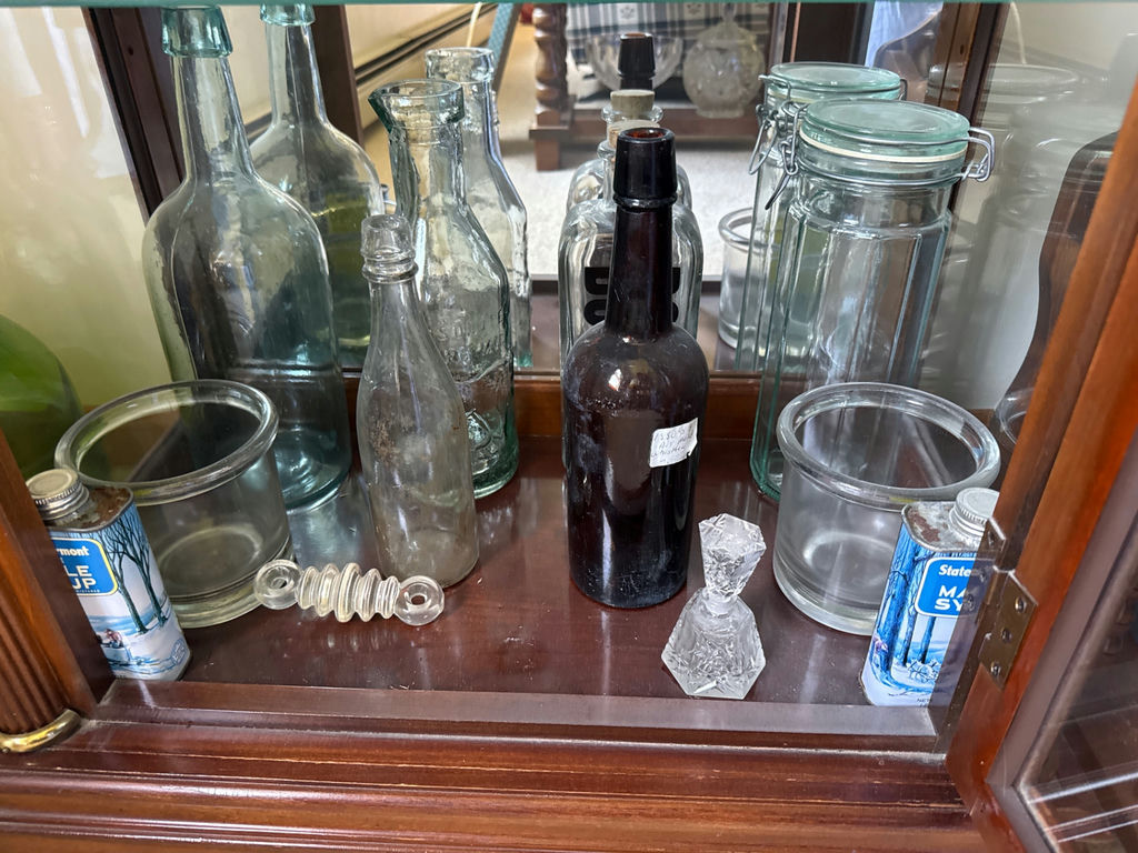 Assorted Glass Bottles and Jars with Crystal Bottle - image 2 of 2