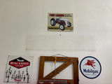 Vintage automotive signs, keys, and frame saw - thumbnail 2 of 3